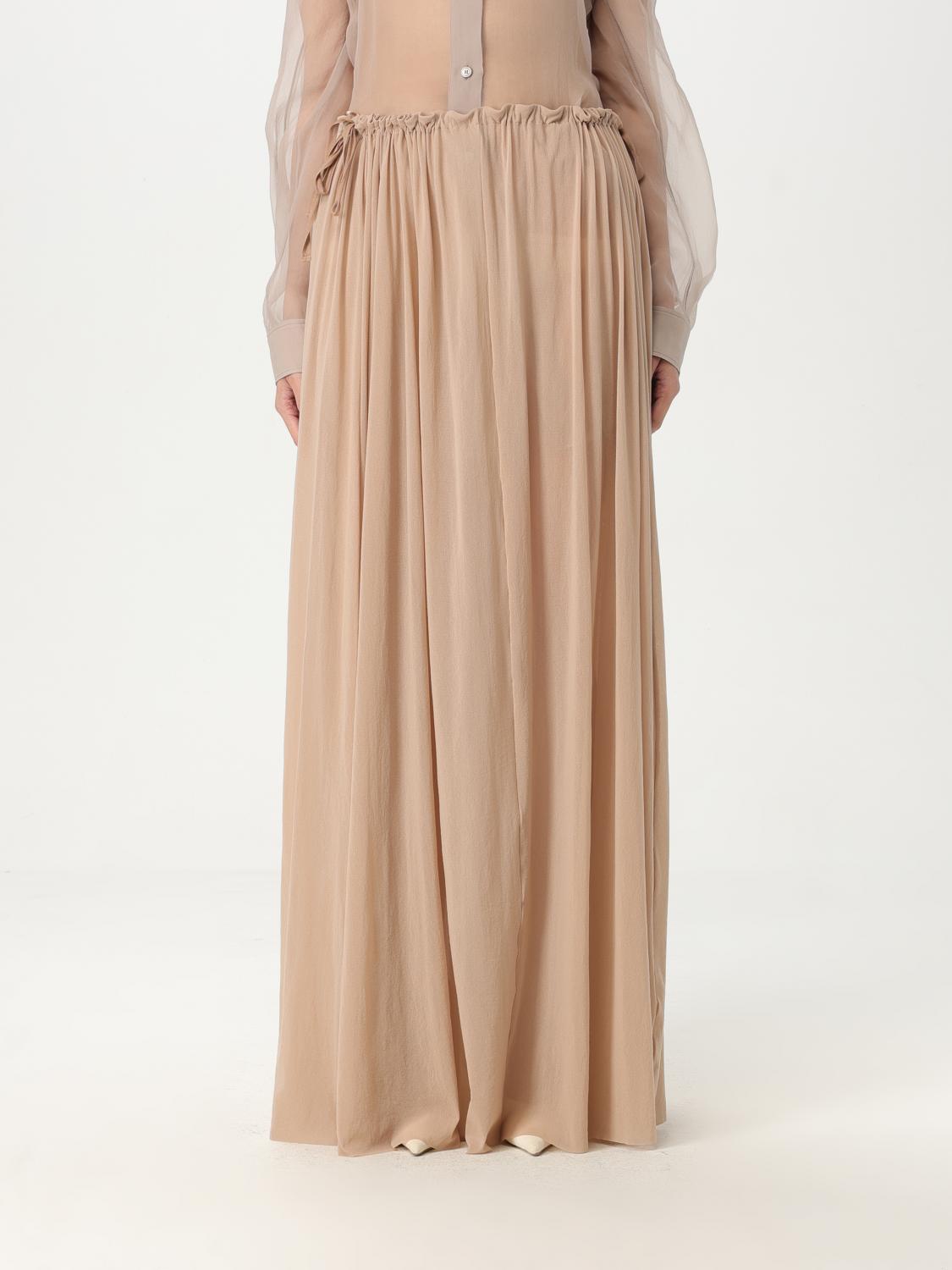 Shop Philosophy Di Lorenzo Serafini Skirt Woman Color Beige