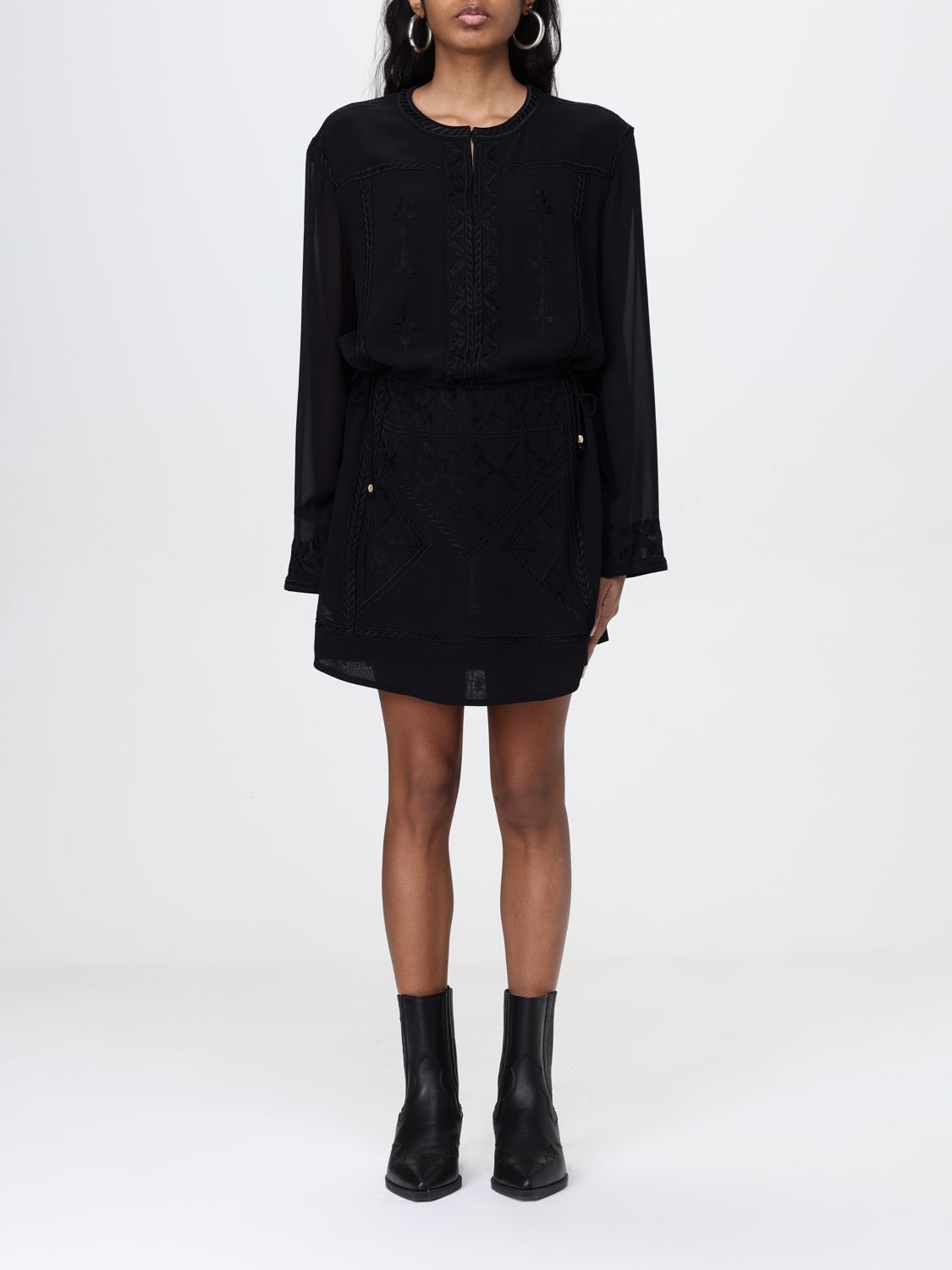 Isabel Marant Dress Woman Color Black In Black