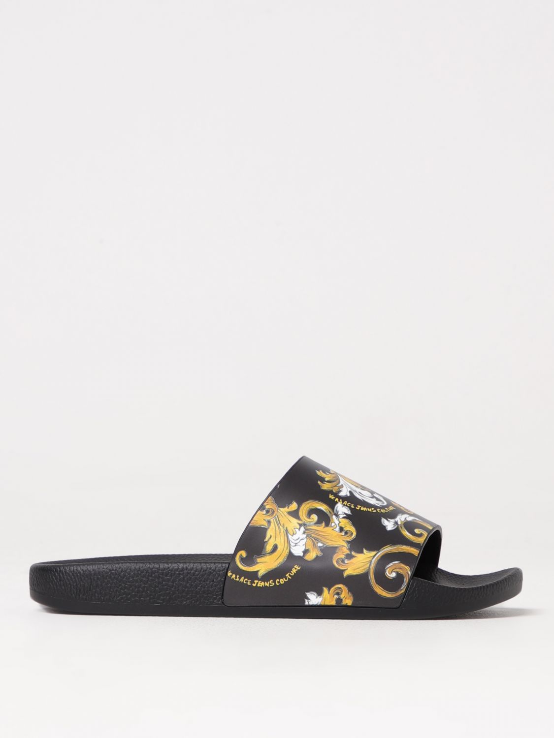 VERSACE JEANS COUTURE FLAT SANDALS VERSACE JEANS COUTURE WOMAN COLOR BLACK G70894002
