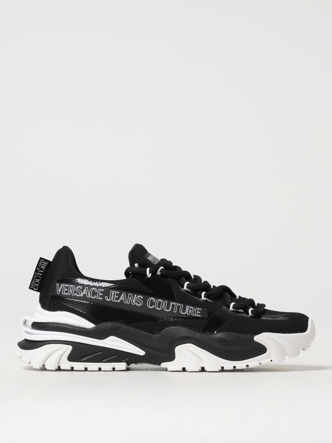 VERSACE JEANS COUTURE Sneakers Woman color Black　VERSACE JEANS COUTURE スニーカー ウィメンズ カラー ブラック VERSACE