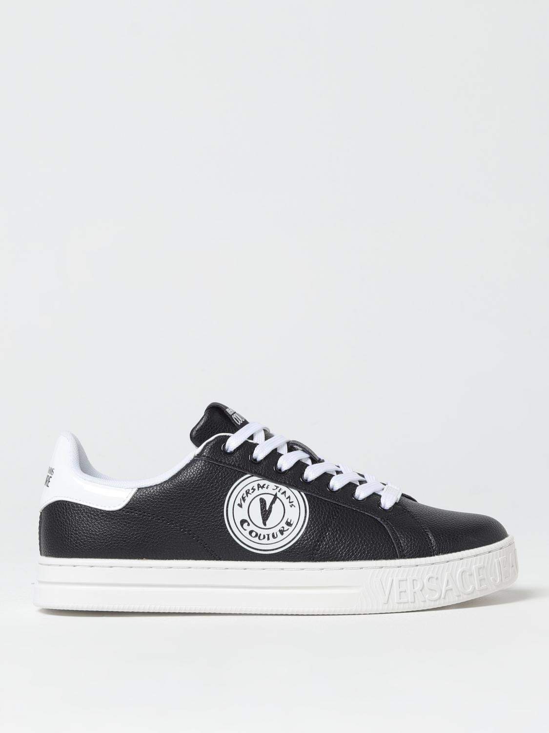 Shop Versace Jeans Couture Sneakers Woman Color Black In Schwarz