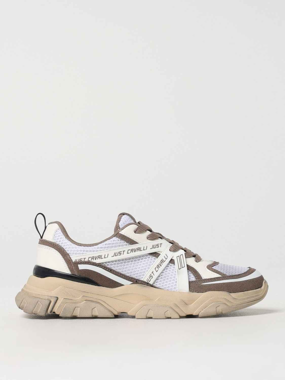 Shop Just Cavalli Sneakers Woman Color Multicolor In マルチカラー