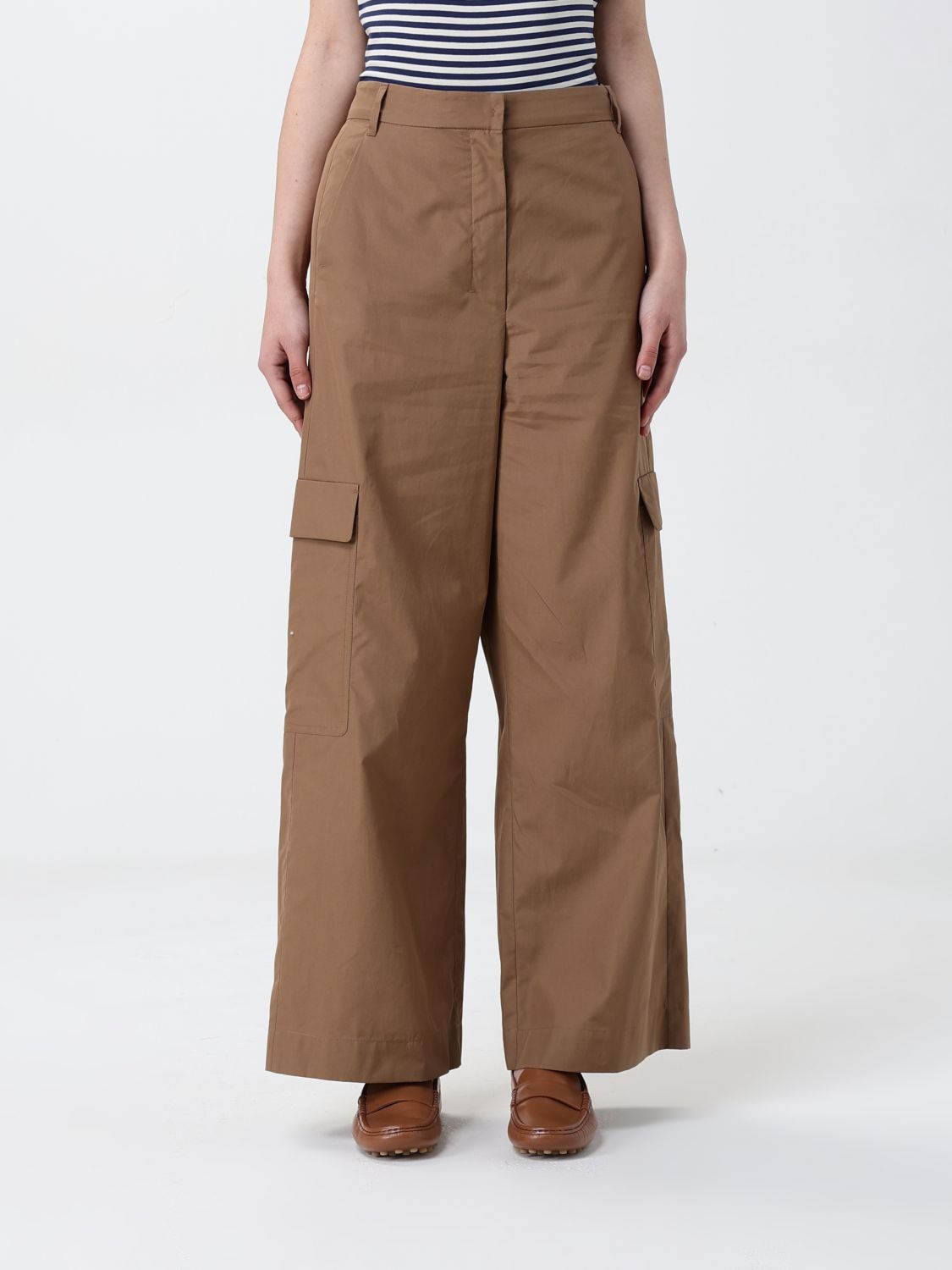 S Max Mara Gloria Trousers In Camel