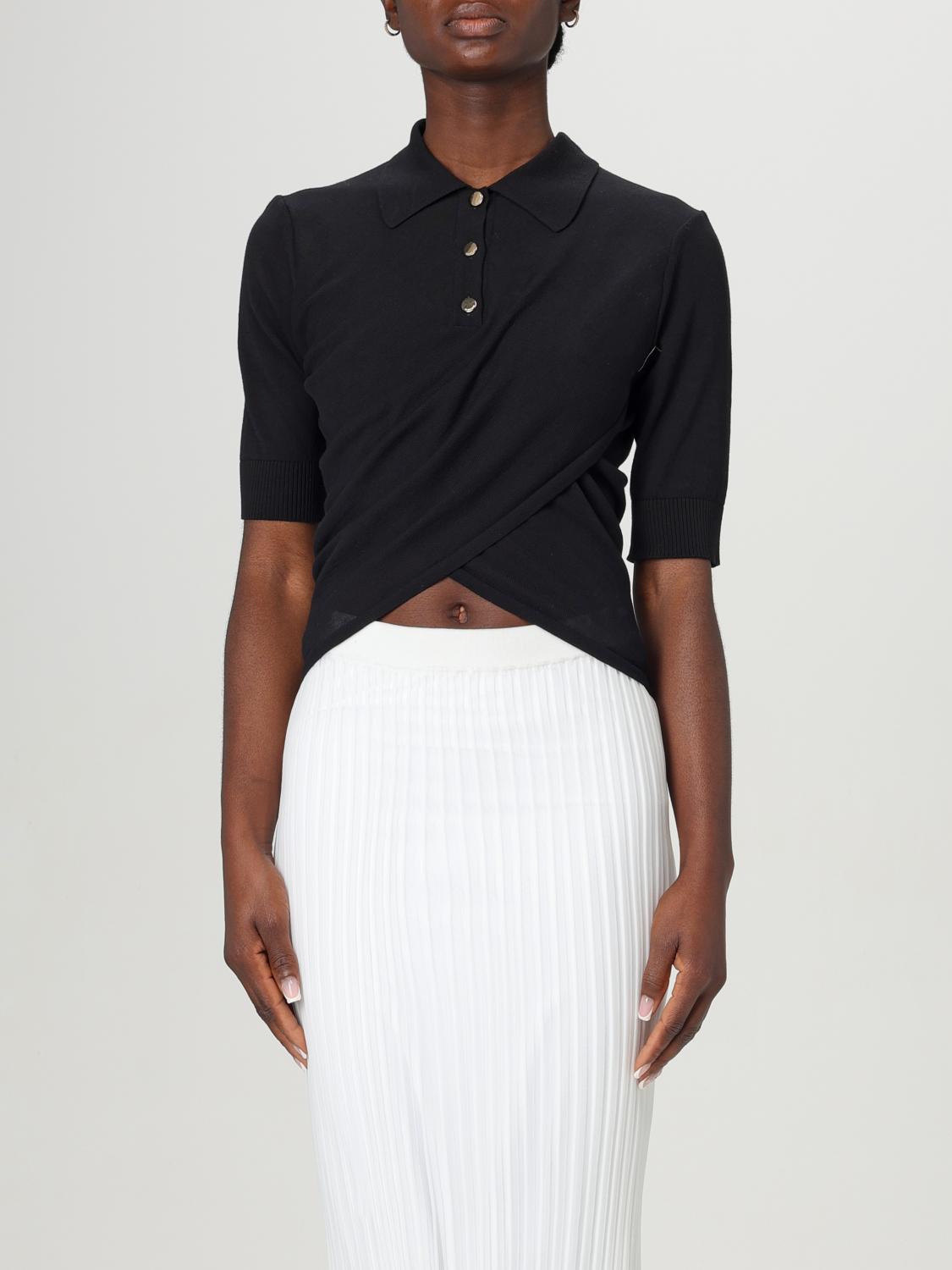 Sportmax Black Shaker Top In Black