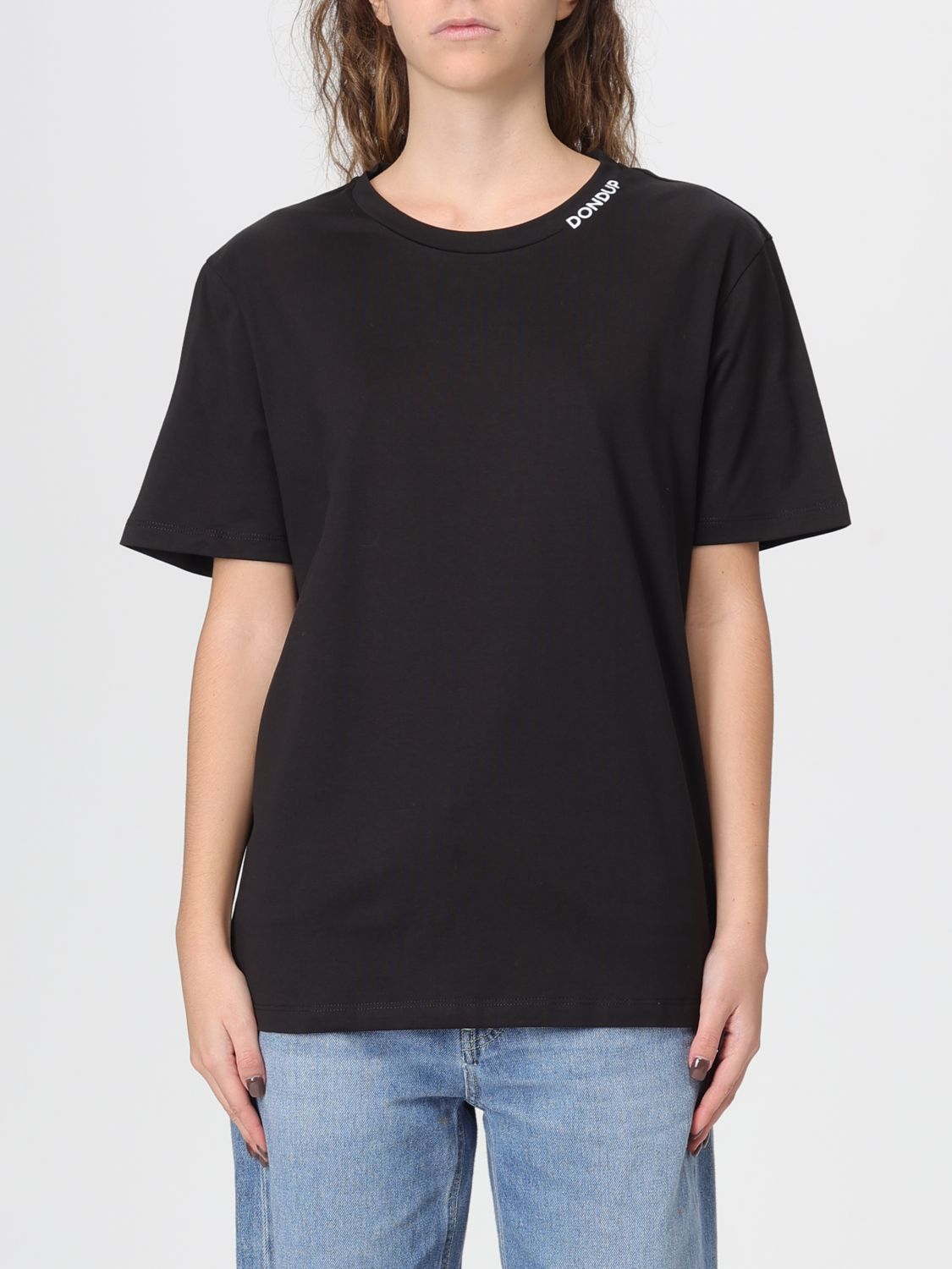 Dondup T-shirt  Woman Color Black In Black