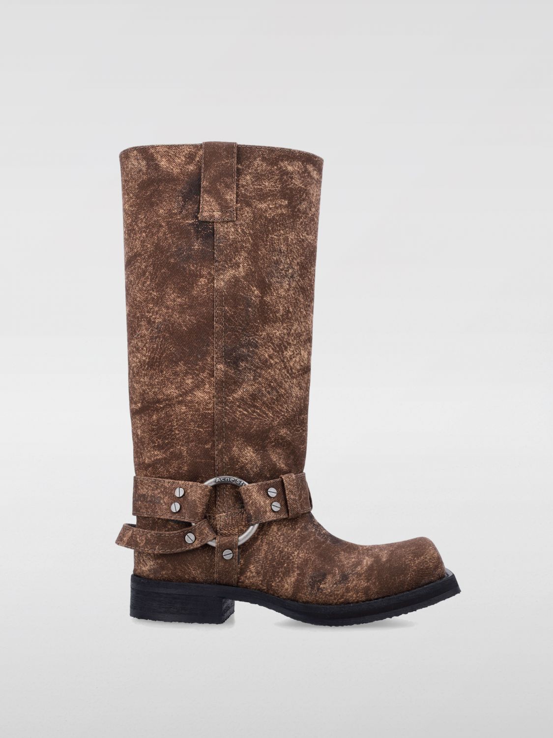 ACNE STUDIOS BOOTS ACNE STUDIOS WOMAN COLOR BROWN G71042032