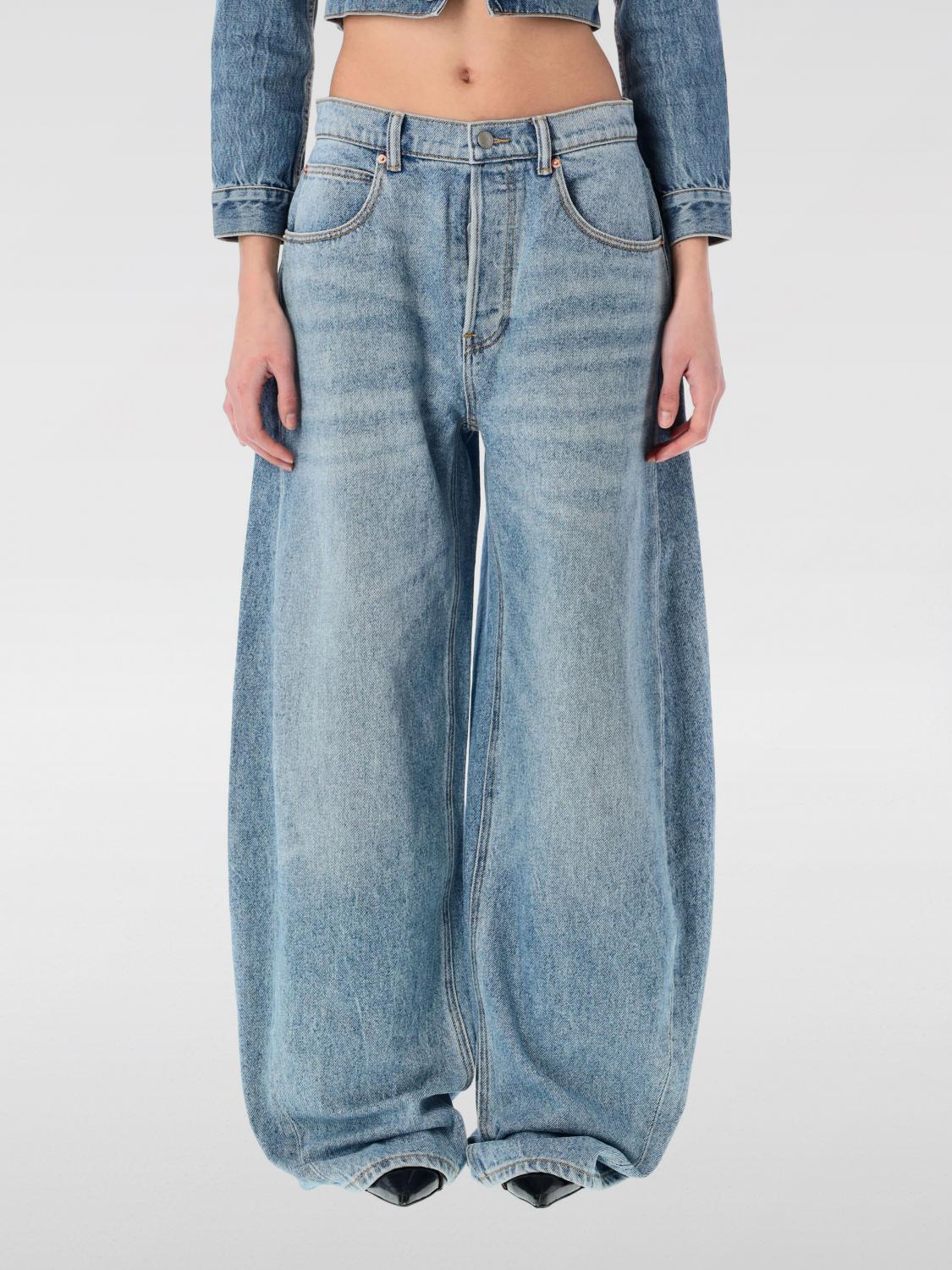 Alexander Wang Jeans With Prestyled Boxer In Denim