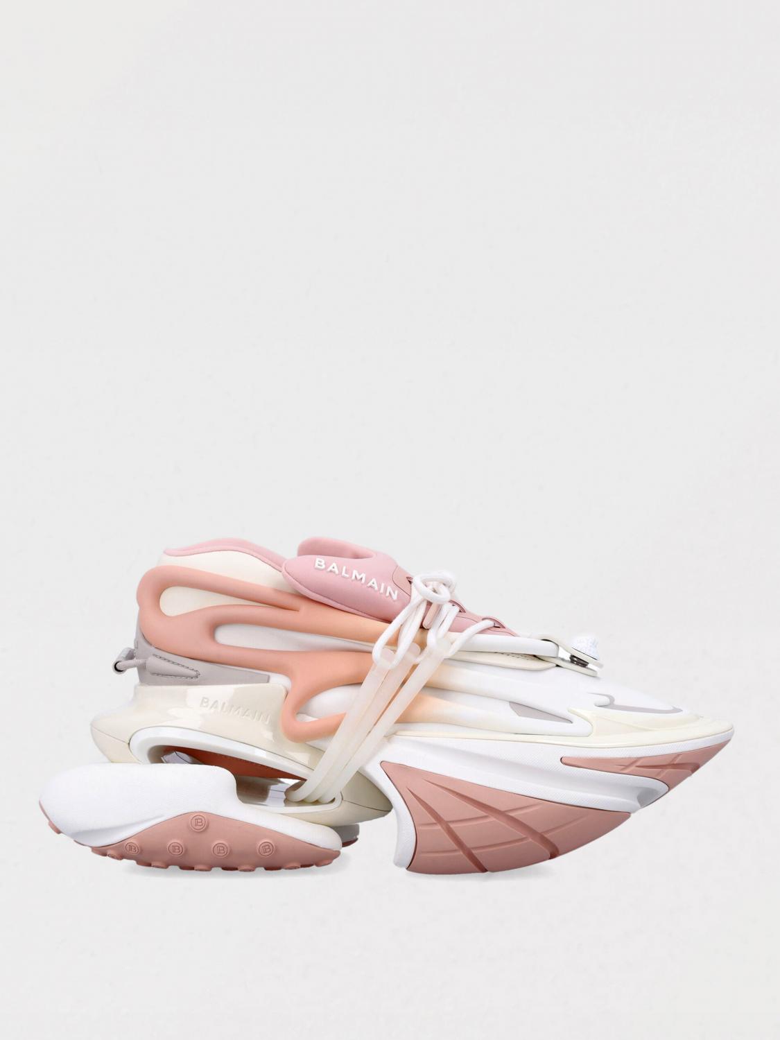Balmain Unicorn Low-top Sneakers In Pink