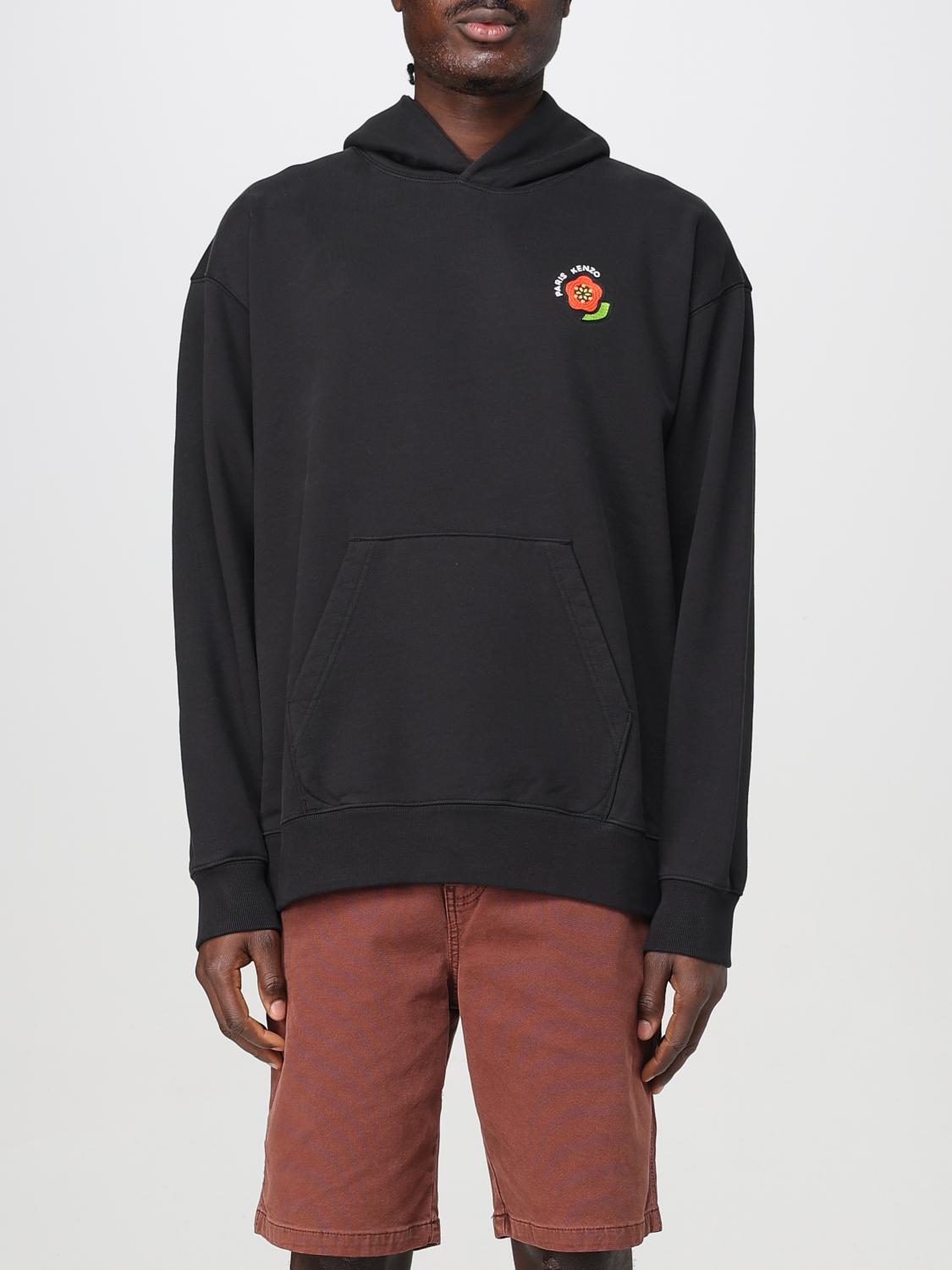 KENZO Sweatshirt Men color Black　KENZO スウェットシャツ メンズ カラー ブラック KENZO