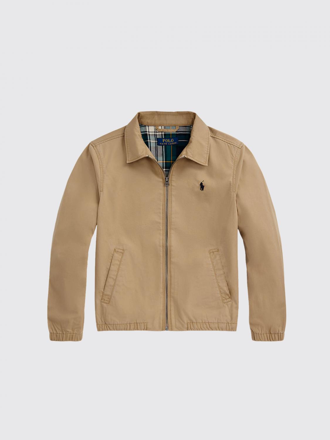 Polo Ralph Lauren Jacket Kids Color Coffee In Coffee