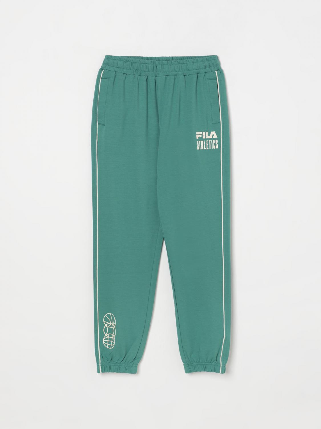 Fila Pants  Kids Color Green In Grün