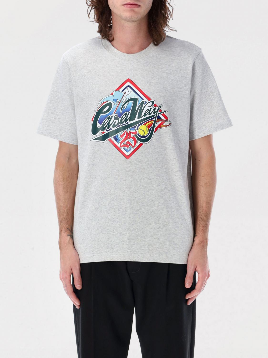 Casablanca Casa Way World Series Printed T-shirt In Gray