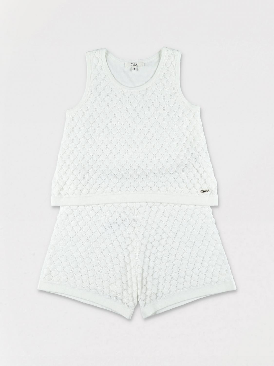 Chloé Co-ords  Kids Color White In Weiss
