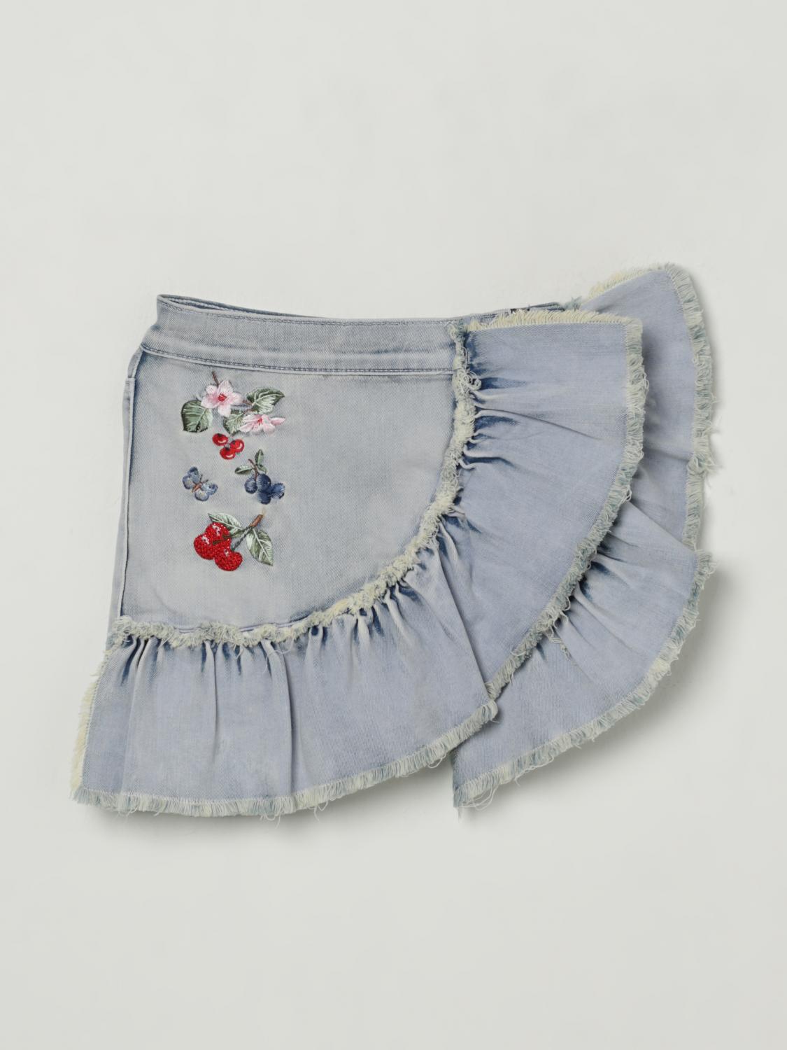 MONNALISA Rock Kinder Farbe Denim