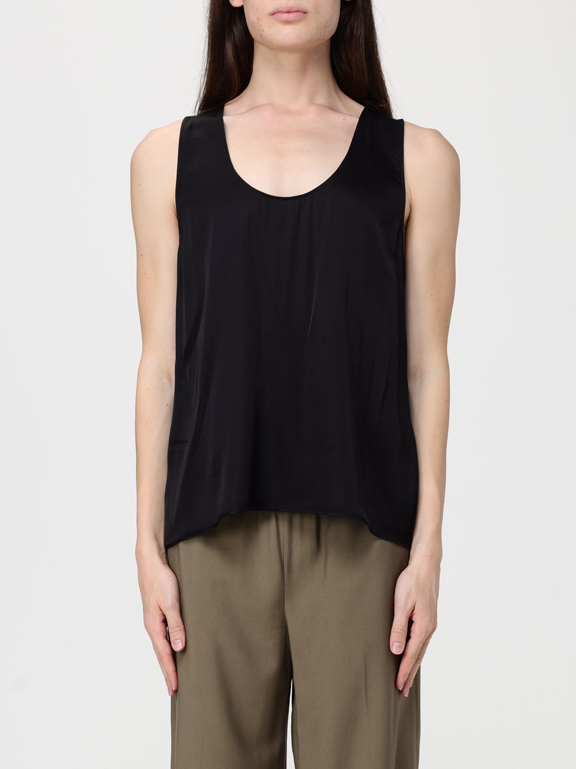 Liu •jo Top Liu Jo Woman Color Black In Animal Print