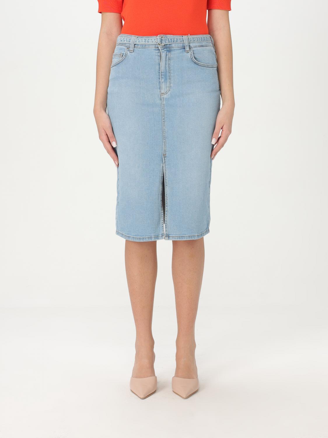 Liu •jo Skirt Liu Jo Woman Color Blue In Blau