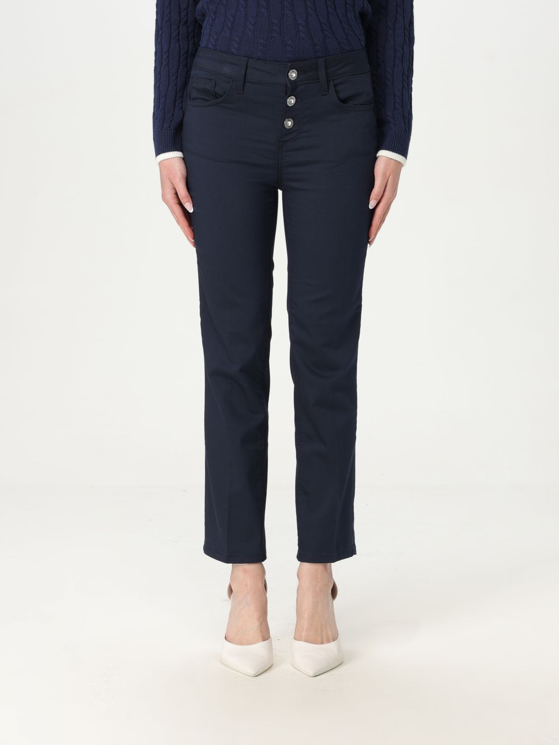 Liu •jo Pants Liu Jo Woman Color Navy In Navy