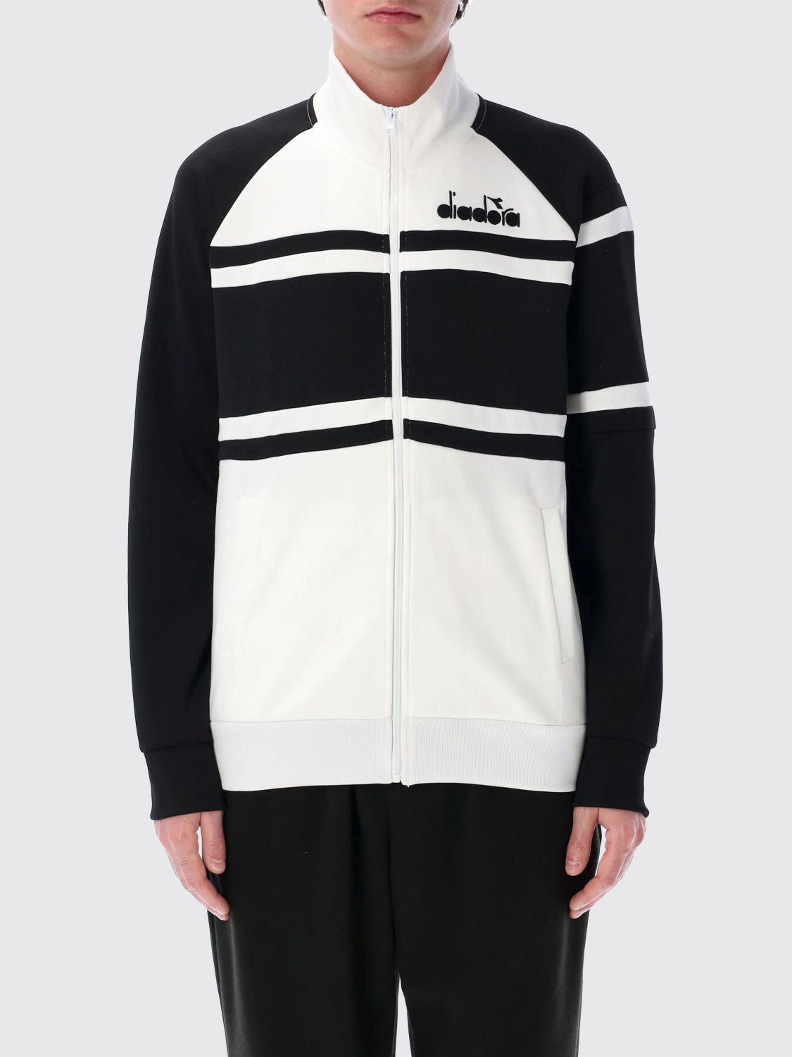 Diadora Colour-block Zip-up Sweatshirt