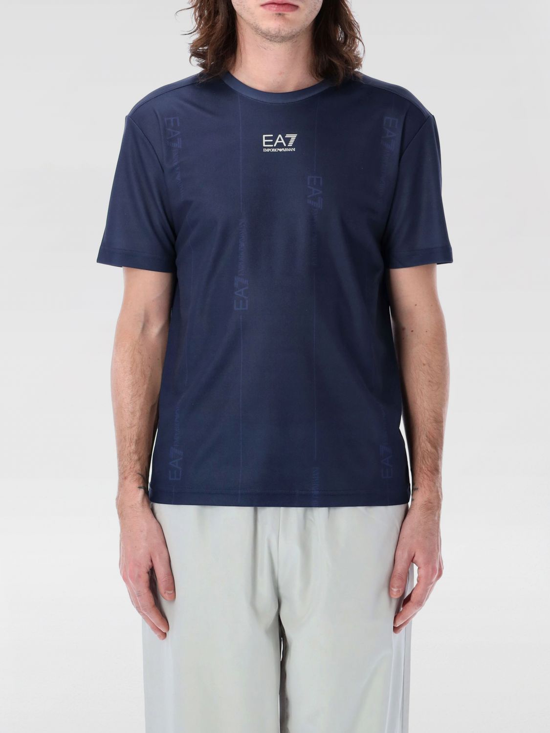 Ea7 T Shirts And Polos In Blue
