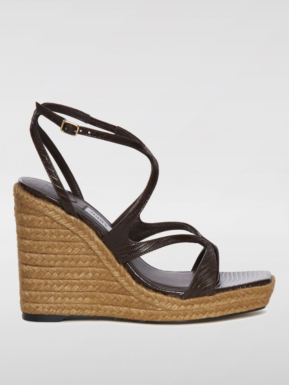 JIMMY CHOO HEELED SANDALS JIMMY CHOO WOMAN COLOR BROWN G71566032