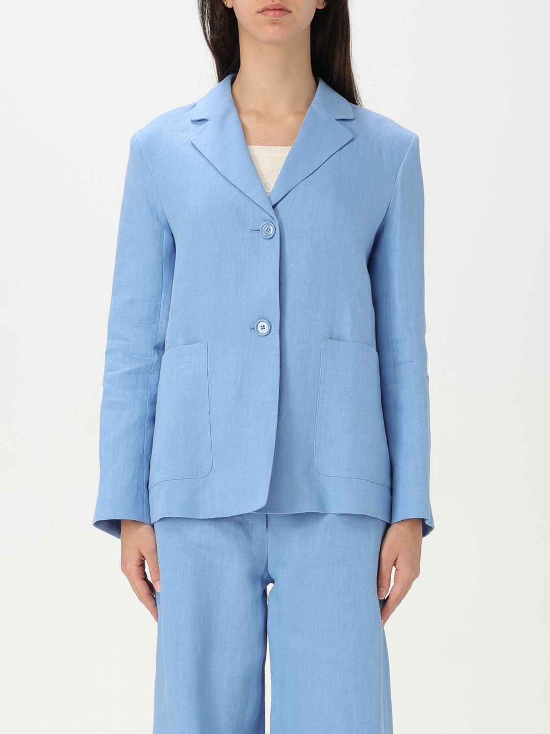 'S MAX MARA BLAZER 'S MAX MARA WOMAN COLOR BLUE G71617009