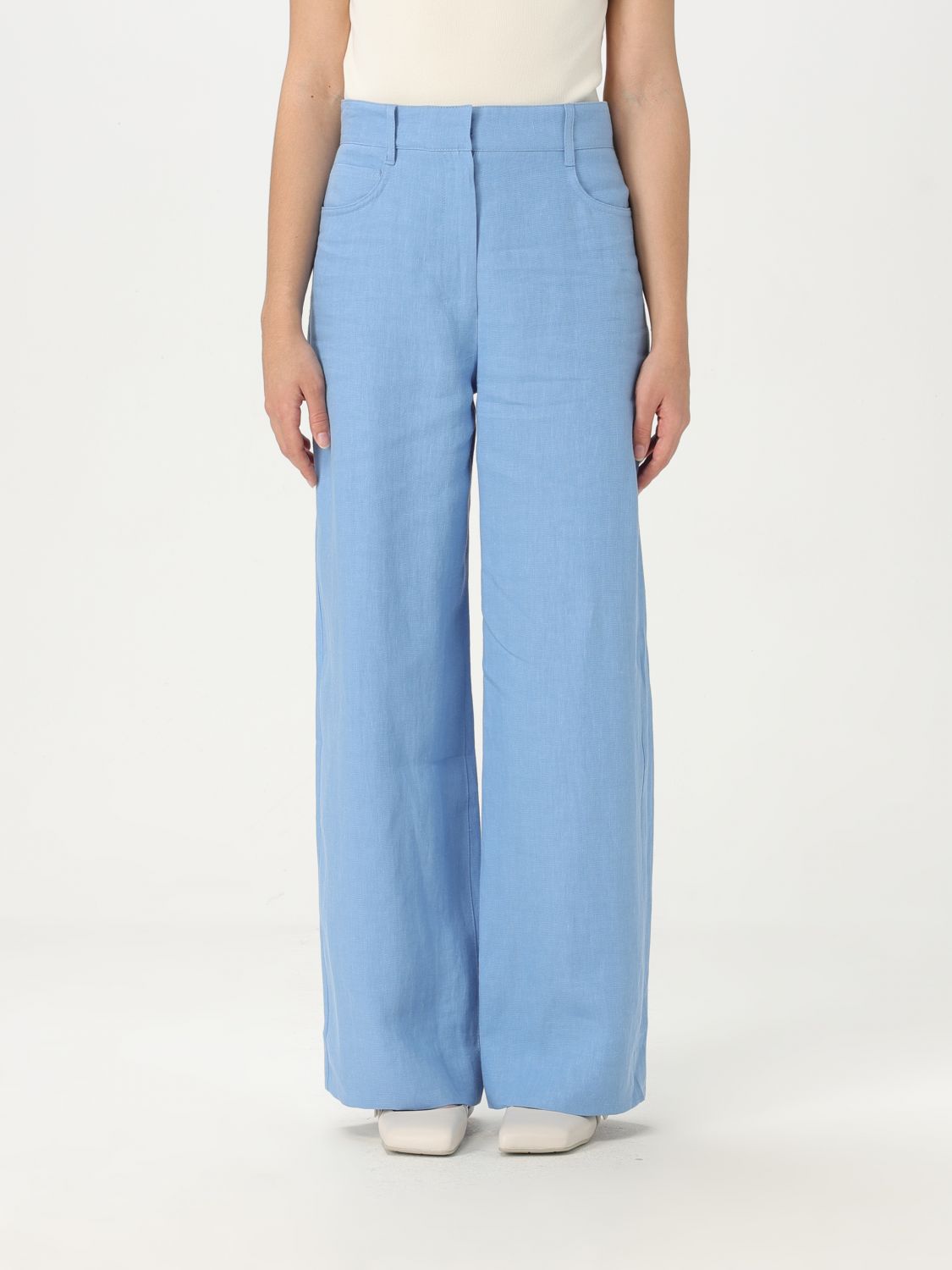 'S MAX MARA PANTS 'S MAX MARA WOMAN COLOR BLUE G71626009
