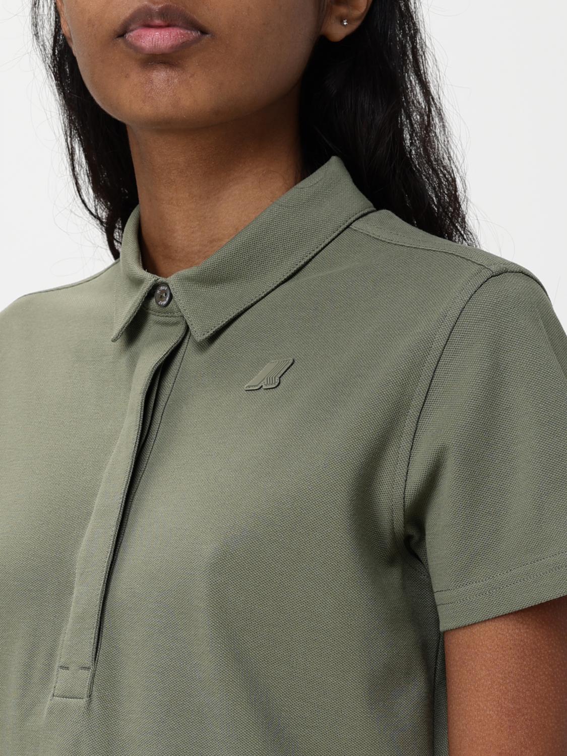  K-way Polo Shirt K-way Woman Color Green 