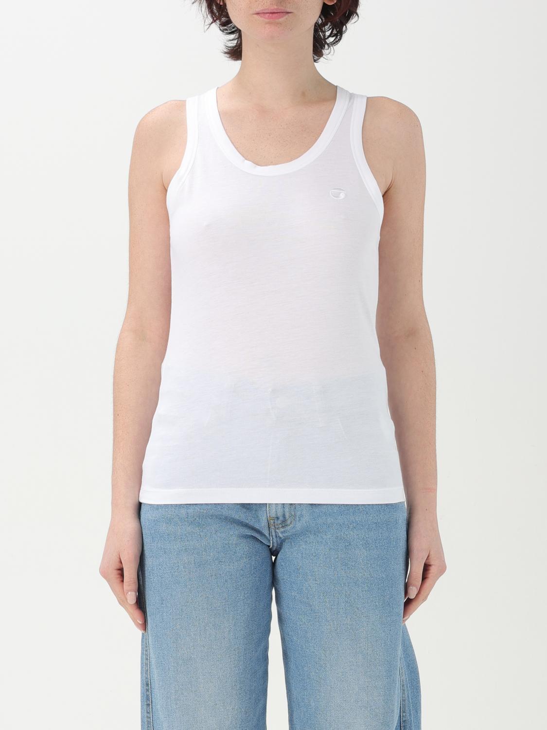 Coperni T-shirt Woman Color White In White