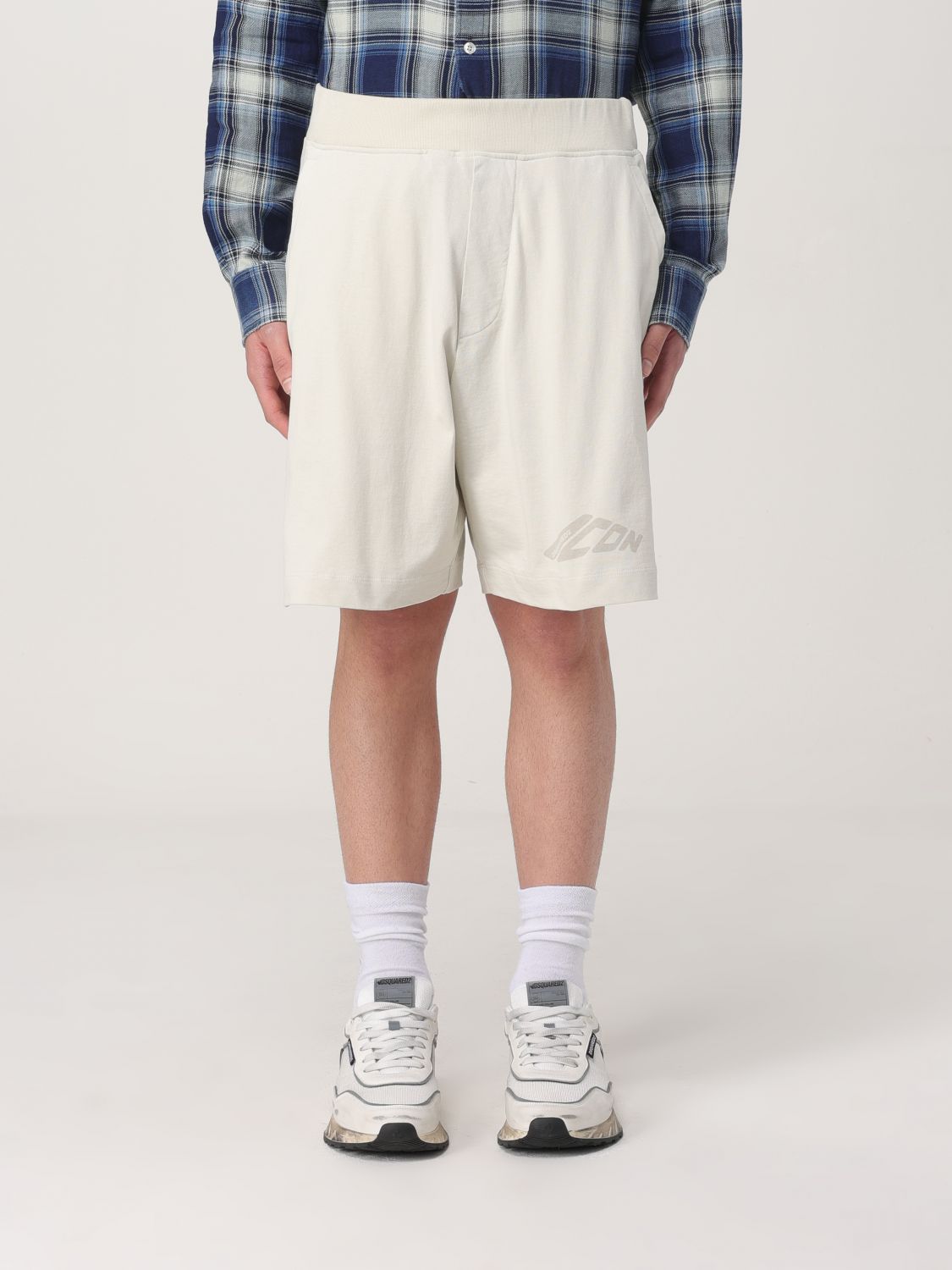 Dsquared2 Icon New Generation Sweat Shorts In Beige