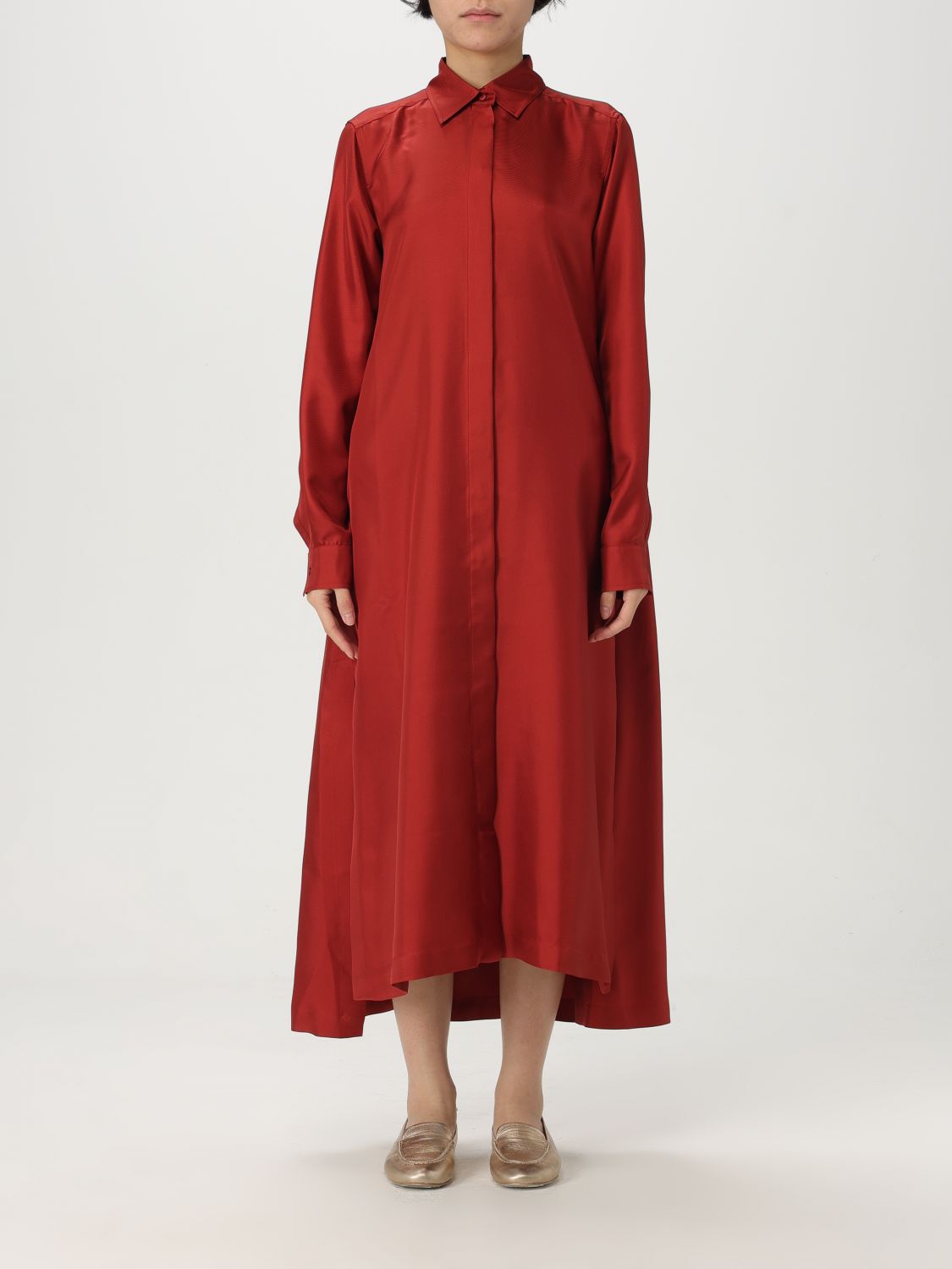 Max Mara Dress Woman Red In Rot