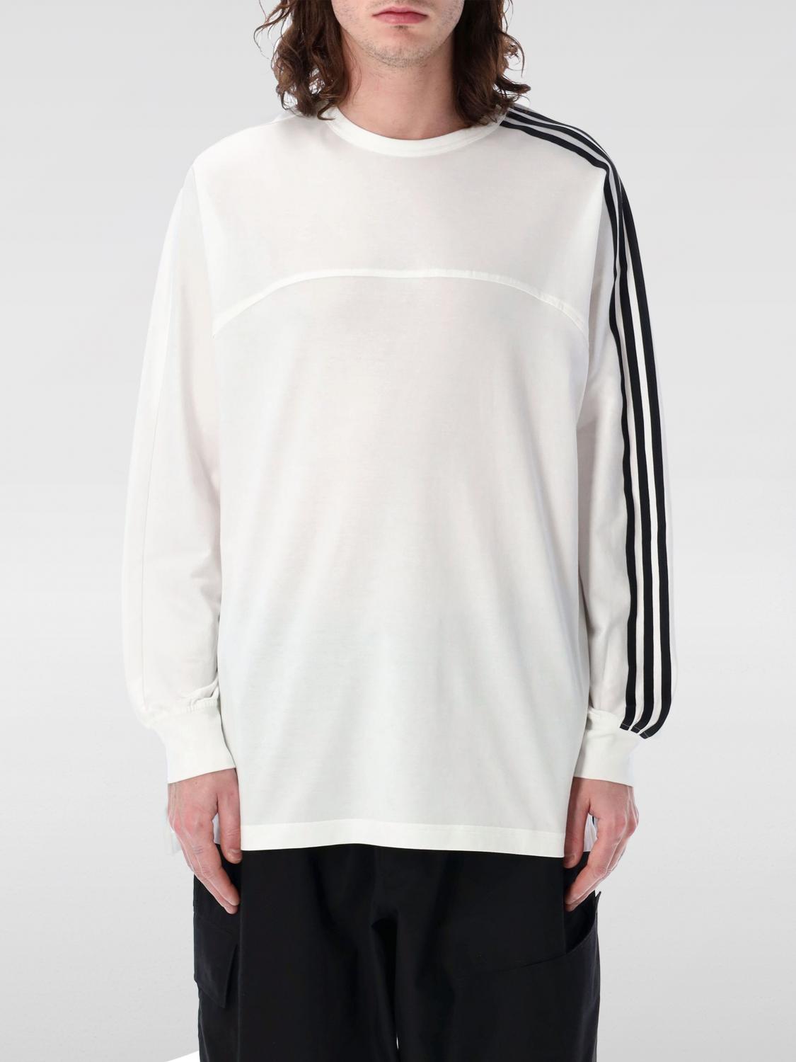 Y-3 Comfortable Cotton-blend T-shirt In Weiss