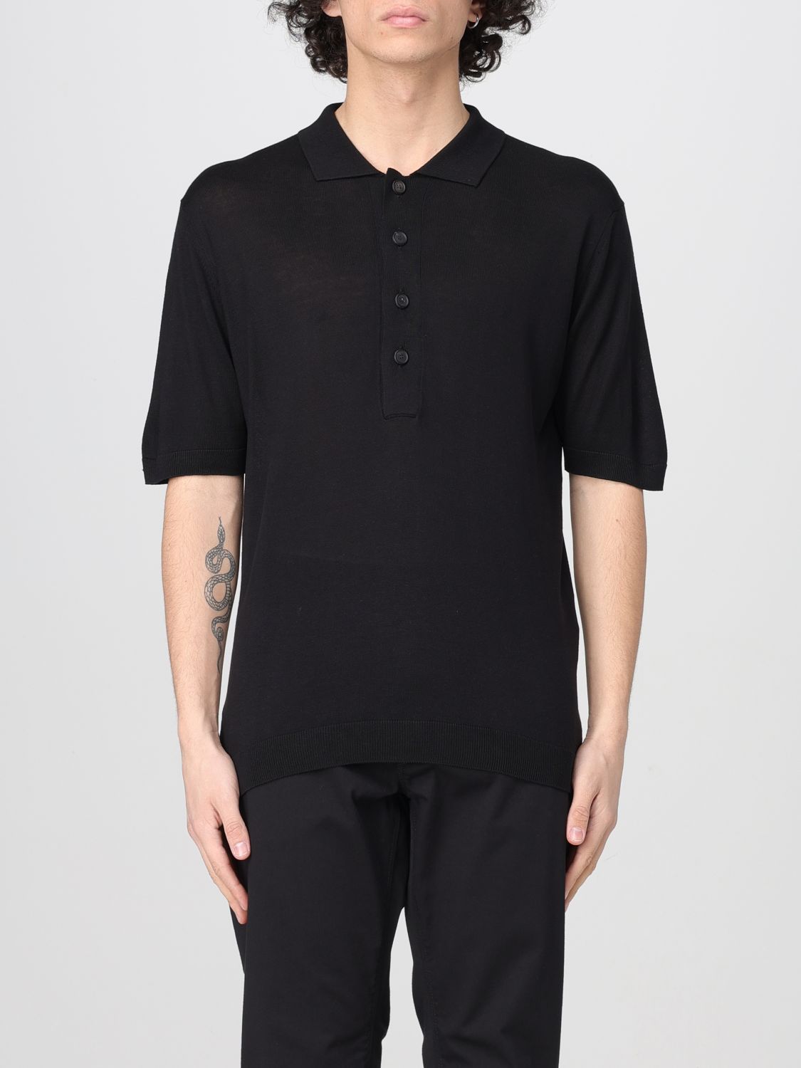 Polo Shirt TAGLIATORE Men color Black Polo Shirt TAGLIATORE Men color Black