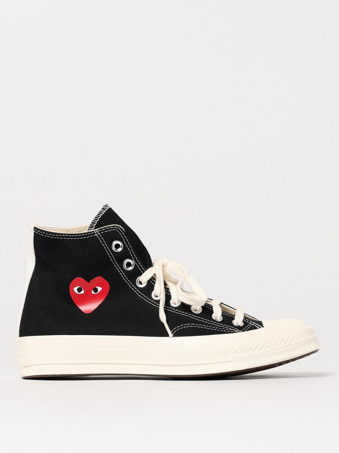 Comme Des Garçons Play X Converse X Converse Chuck Taylor 70 Single Heart Sneakers In Schwarz
