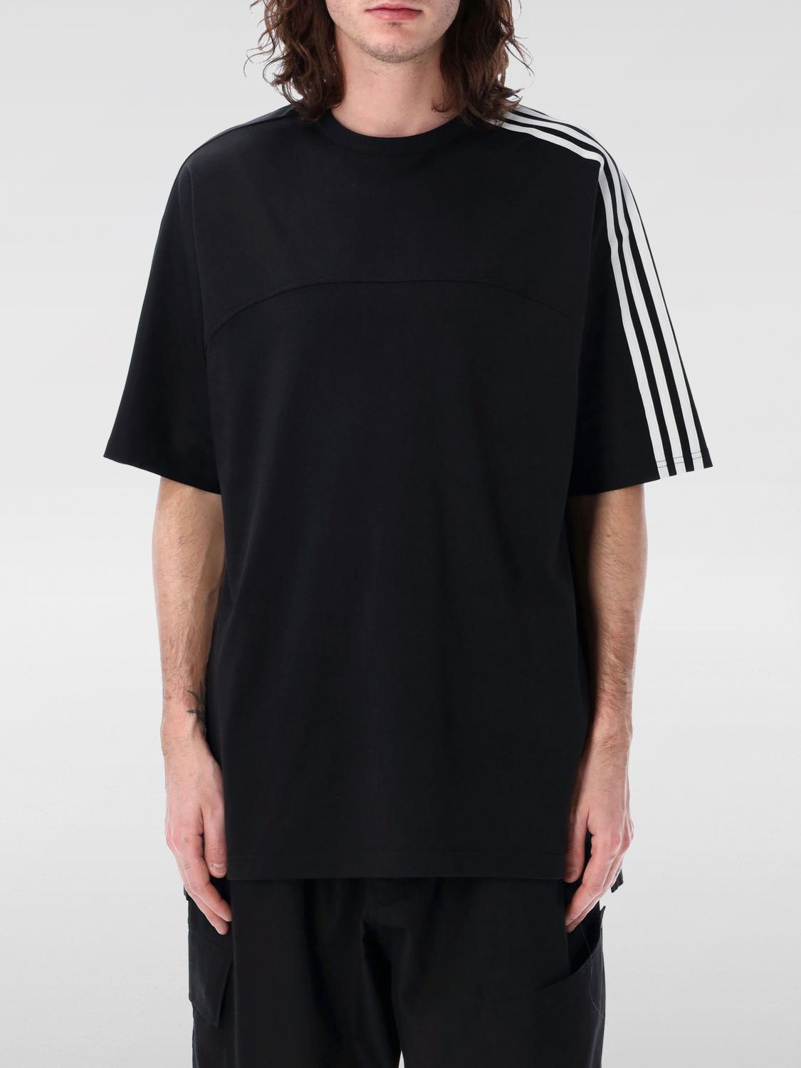 Y-3 Adidas 3-stripes T-shirt In Schwarz