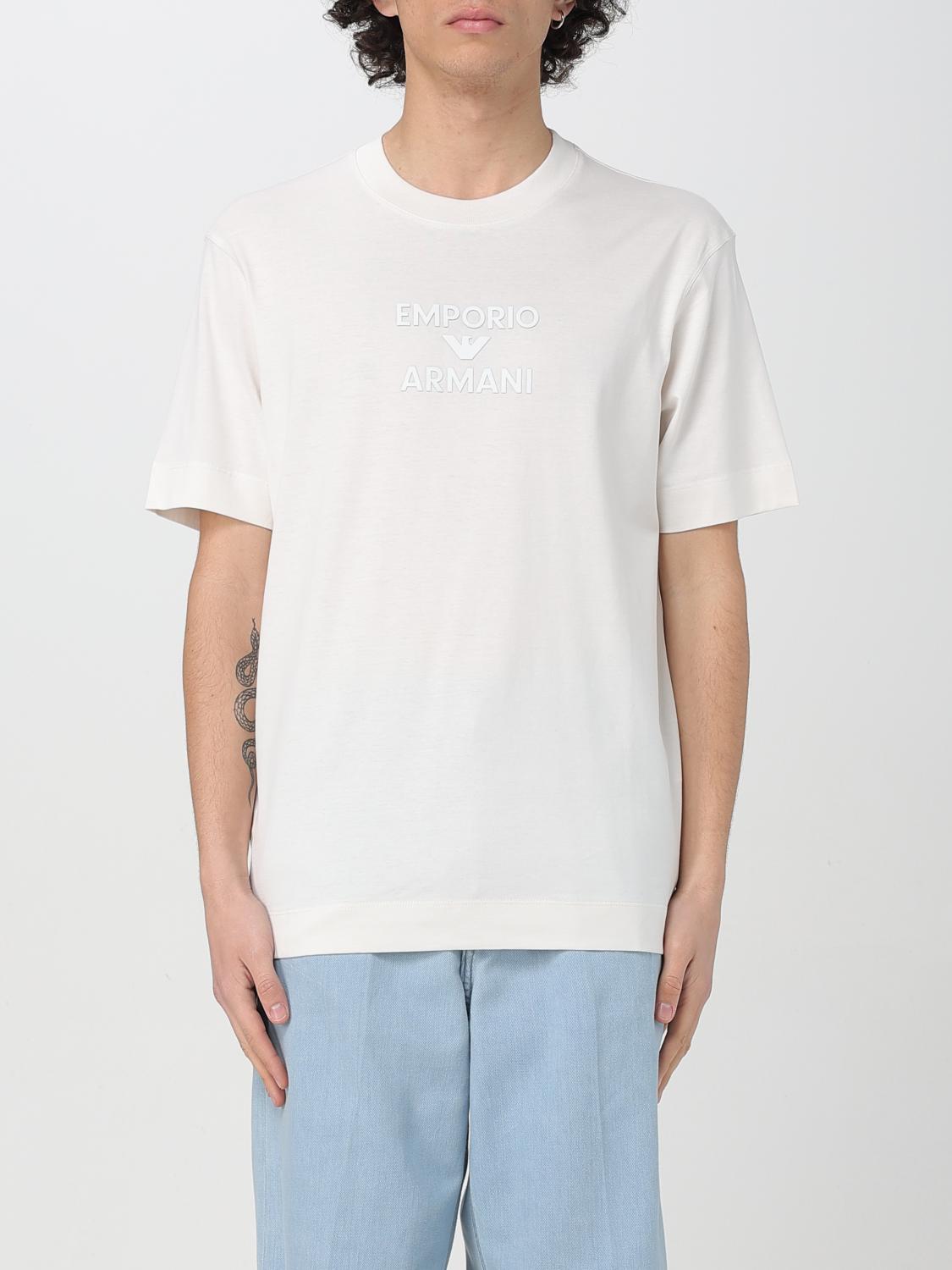 Emporio Armani T-shirt  Herren Farbe Weiss In Weiss