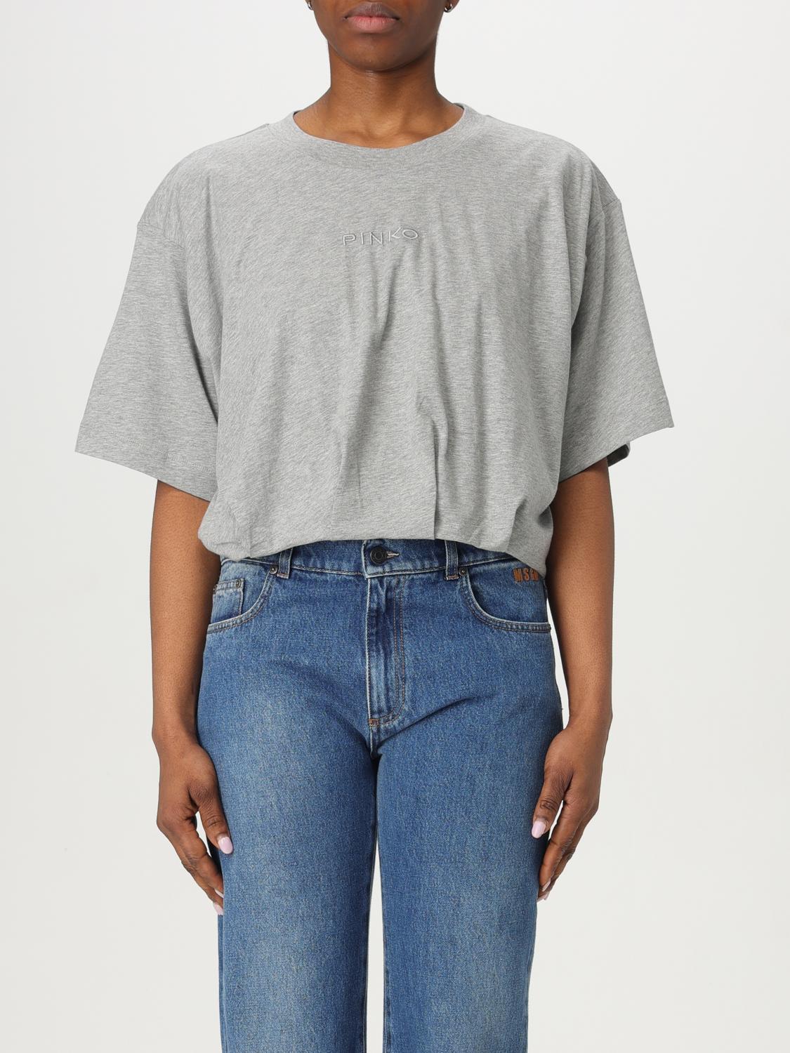 Pinko T-shirt  Woman Color Grey In Grey
