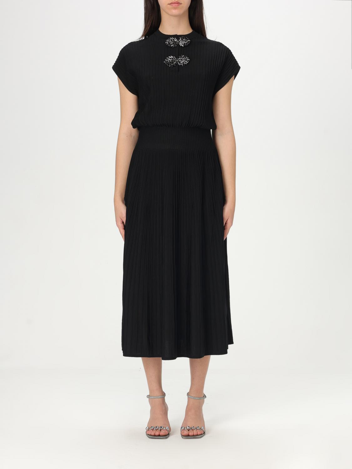 Shop Emporio Armani Dress Woman Color Black