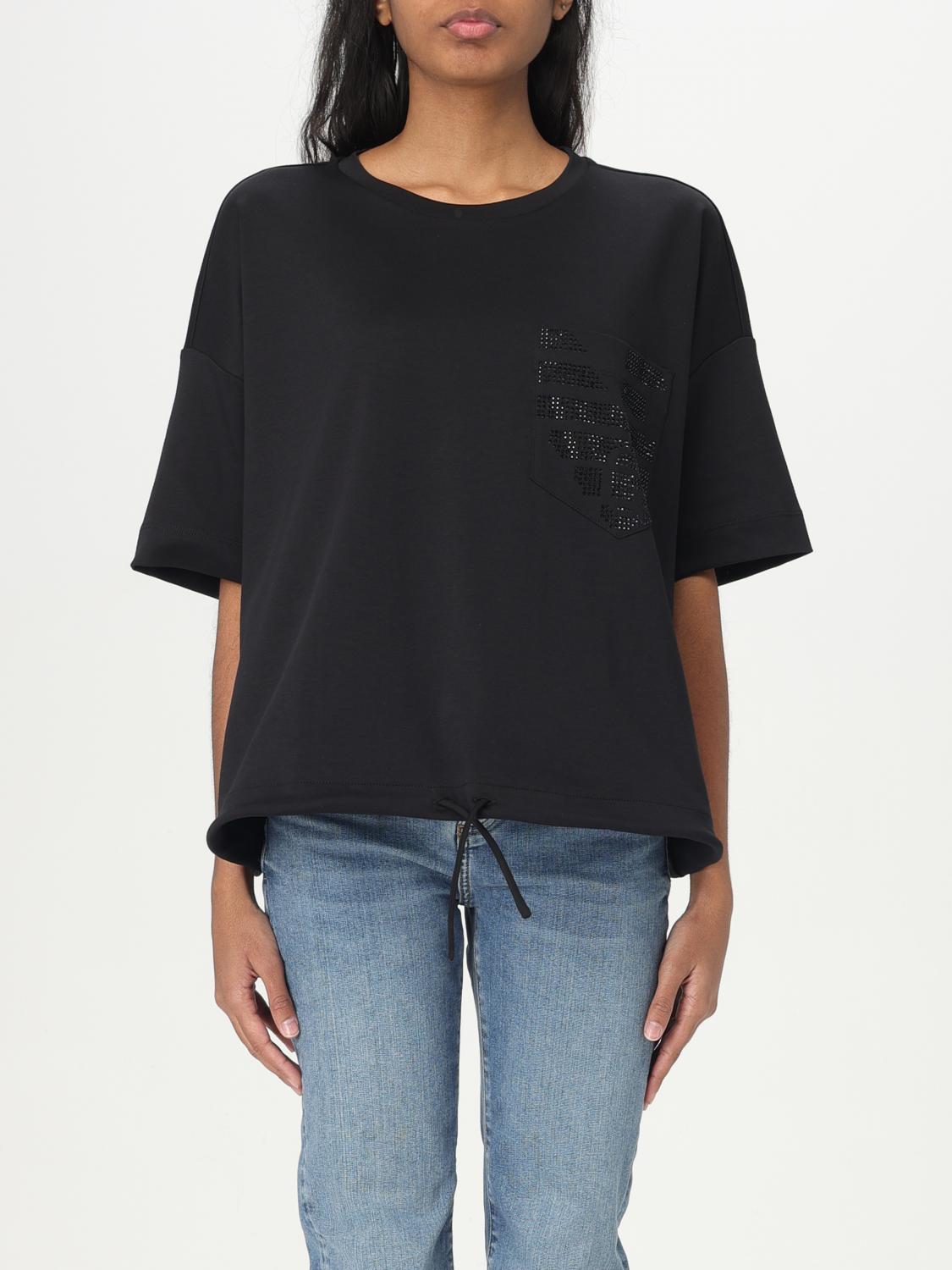 EMPORIO ARMANI T-SHIRT EMPORIO ARMANI WOMAN COLOR BLACK G72063002