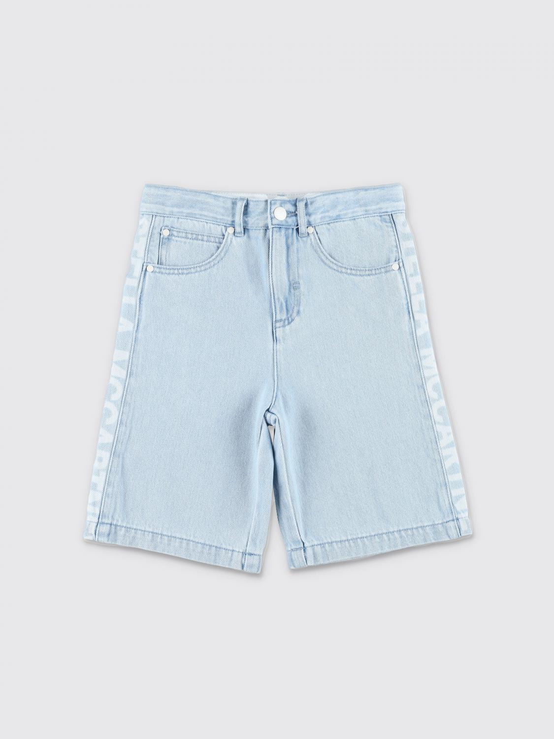 Stella Mccartney Denim Bermuda In Denim