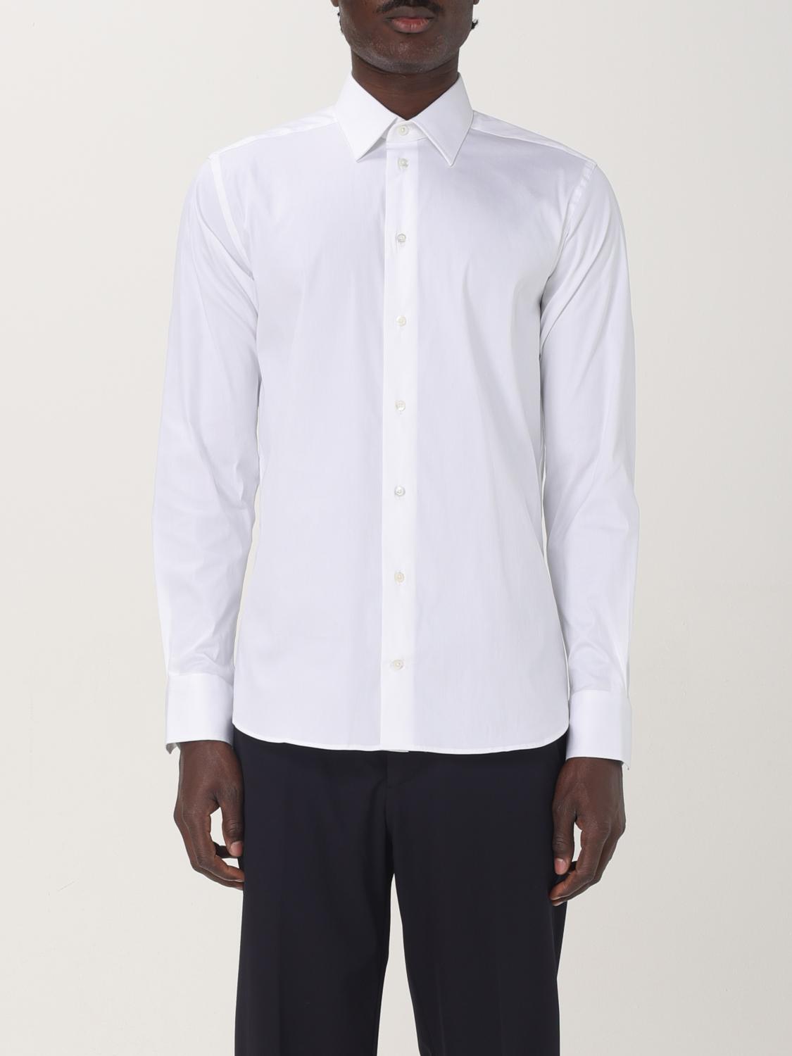 Emporio Armani Long-sleeve Shirt In White