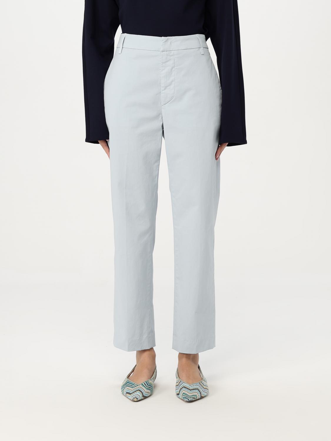 Dondup Pants Woman Color Sky Blue In Sky Blue