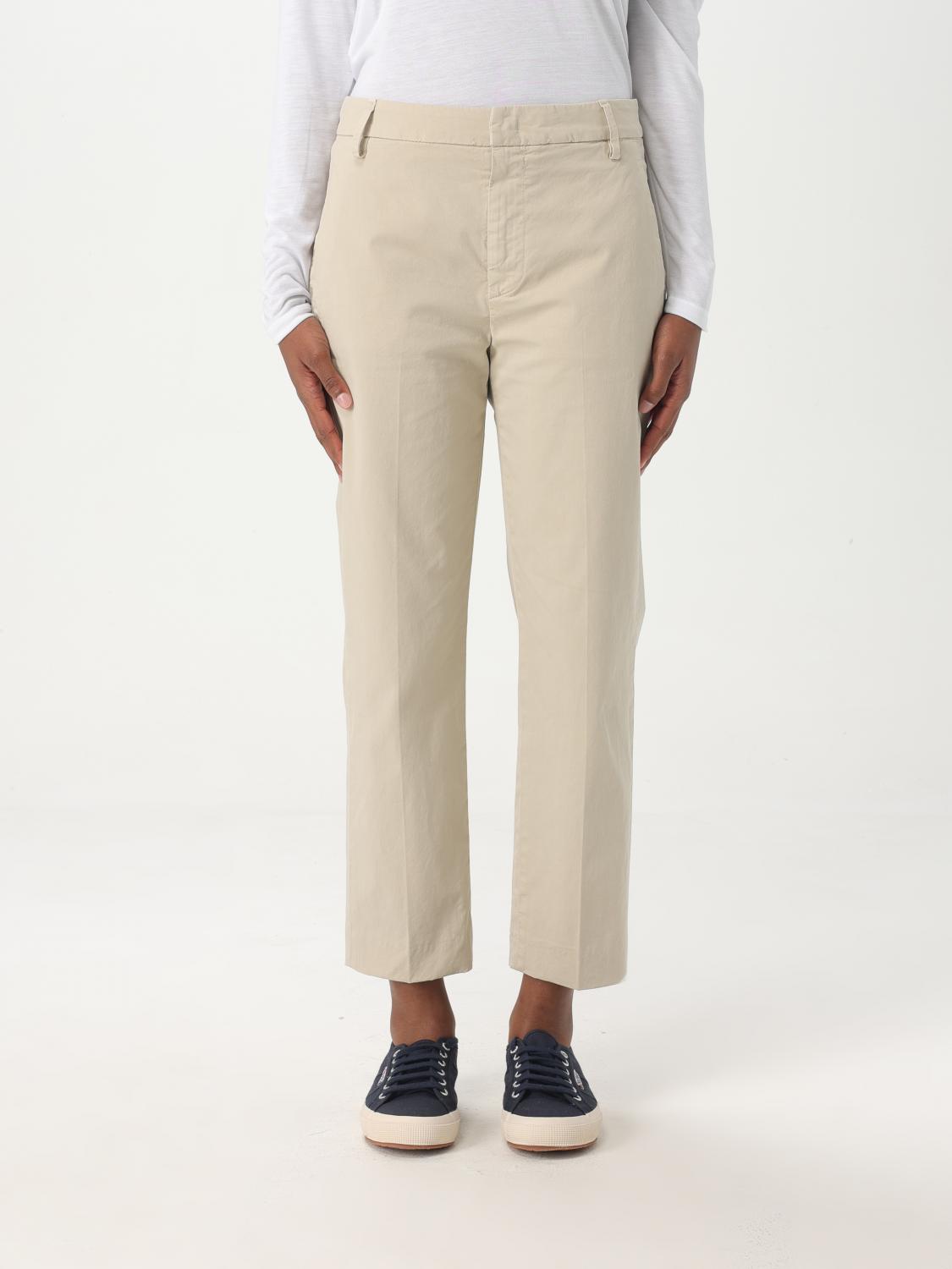 Dondup Pants  Woman Color Beige In Beige
