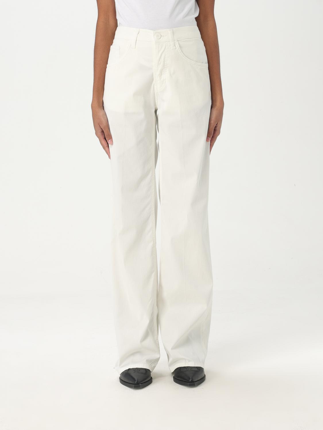 Dondup Pants Woman Color White In White