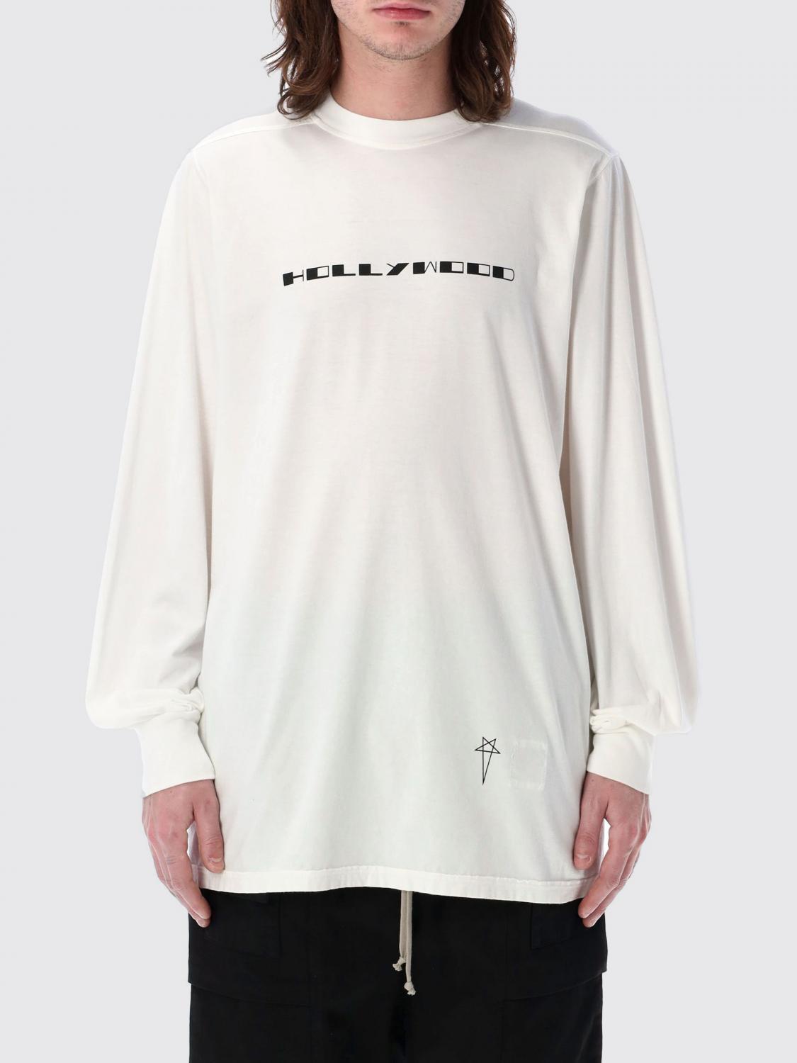 Shop Rick Owens Drkshdw T-shirt Men Color White In Weiss