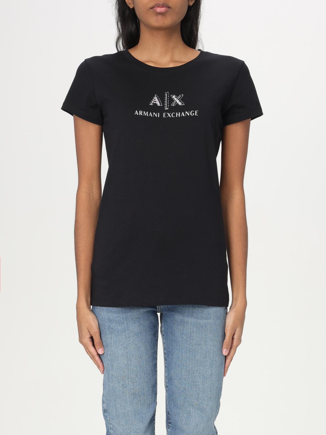 Armani Exchange T Shirts And Polos Black In Black