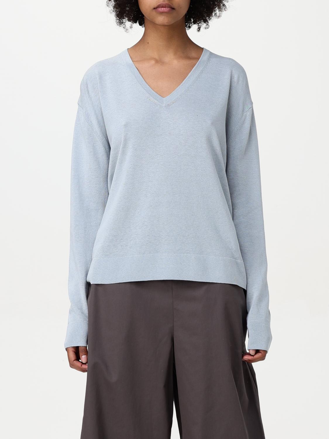 Max Mara Sweater Woman Sky Blue In Sky Blue