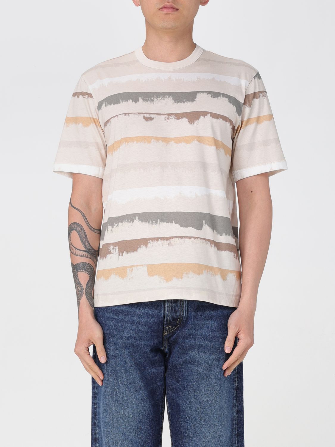 Ps By Paul Smith T-shirt Drip Stripe Toni Neutri