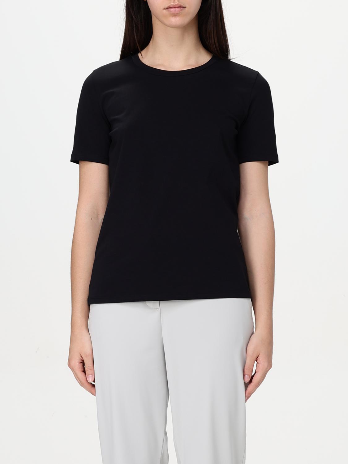 Max Mara T-shirt Woman Black In Black