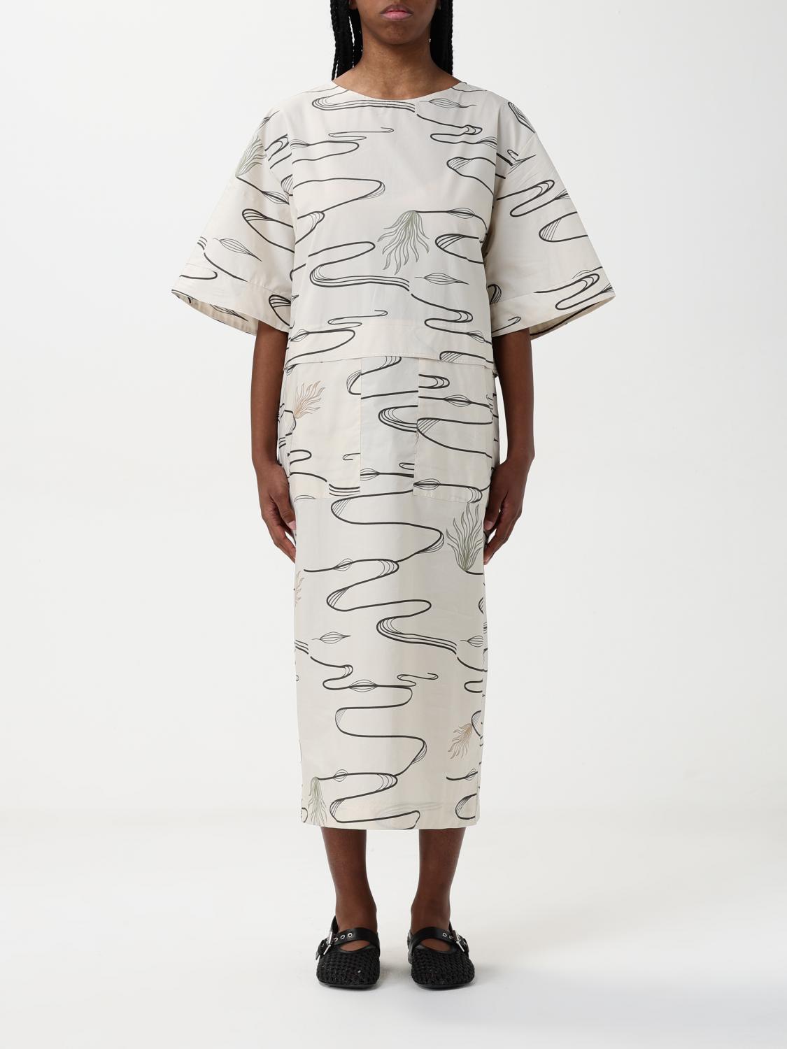 Max Mara Dress Woman Beige In Beige