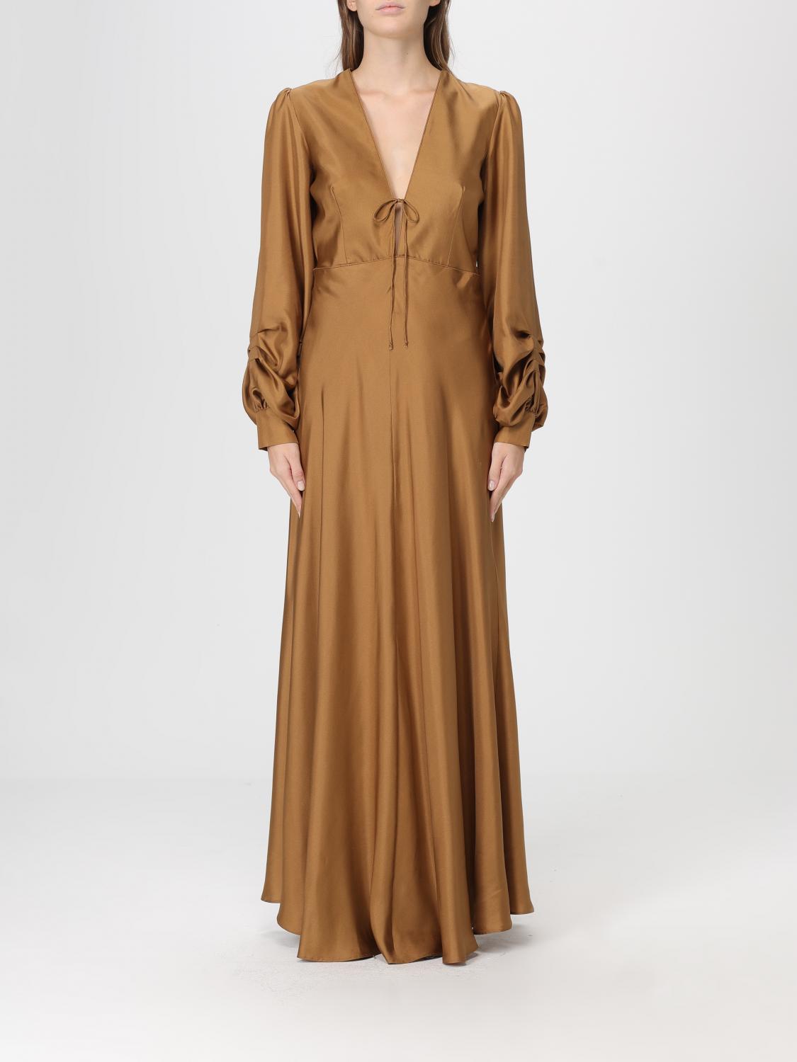 Raquel Diniz Dress  Woman Color Brown In Brown